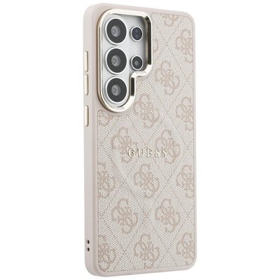 Guess 4G Embossed Ring MagSafe Case for Samsung Galaxy S26 Ultra - Pink