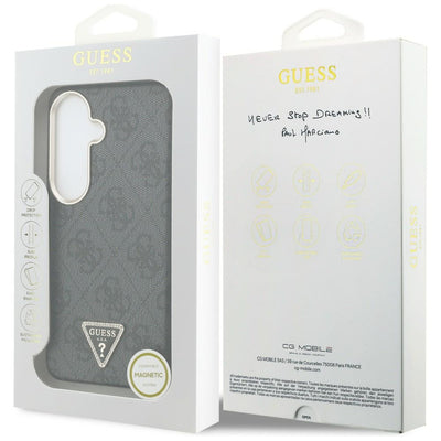 Guess 4G Triangle Logo MagSafe Case for Samsung Galaxy S26 - Black