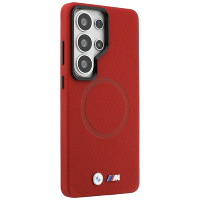 Etui BMW M Metal Logo MagSafe na Samsung Galaxy S26 Ultra - czerwone