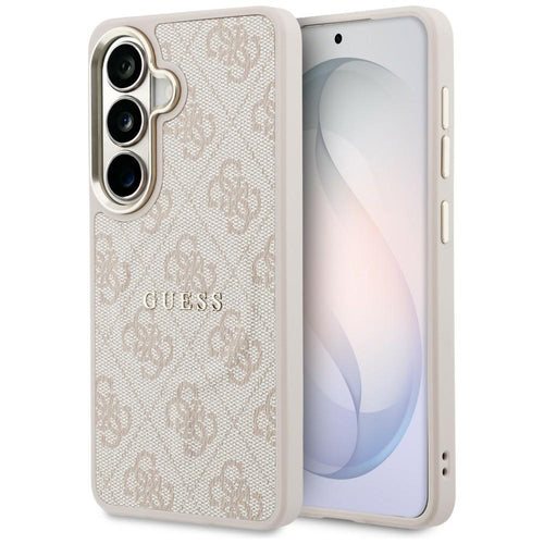 Etui Guess 4G Embossed Ring MagSafe na Samsung Galaxy S26+ - różowe