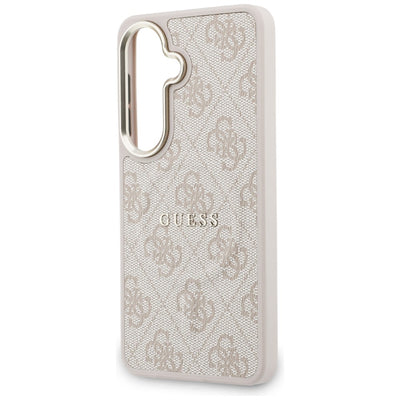 Etui Guess 4G Embossed Ring MagSafe na Samsung Galaxy S26+ - różowe