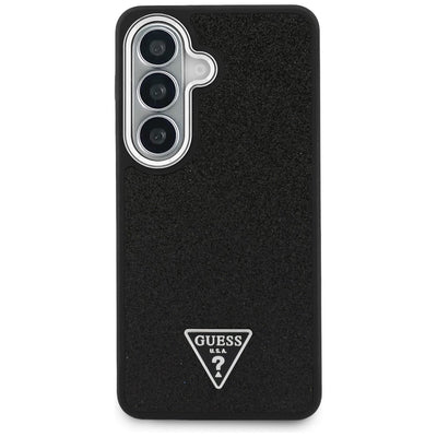 Etui Guess Fixed Glitter Triangle MagSafe na Samsung Galaxy S26 - czarne