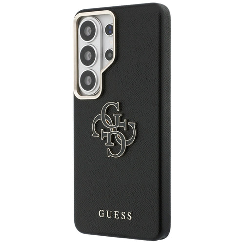 Etui Guess Grained Big 4G Metal Logo na Samsung Galaxy S26 Ultra - czarne
