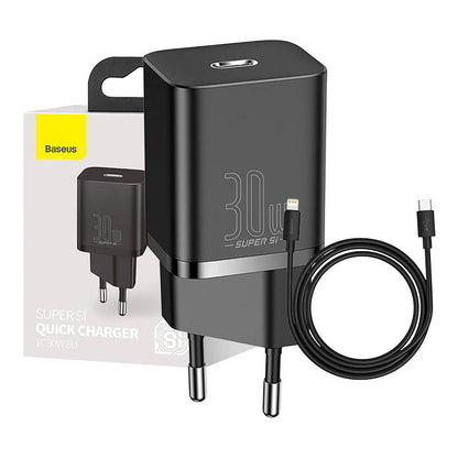 Baseus Super Si Quick Charger 1C 30W (black) - Product Image 1