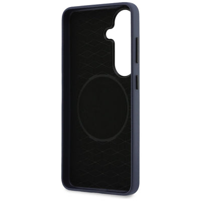 BMW M Metal Logo MagSafe Case for Samsung Galaxy S26 - Navy Blue