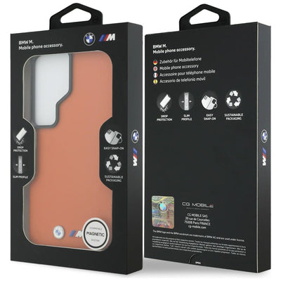 BMW M Metal Logo MagSafe Case for Samsung Galaxy S26 Ultra - Orange