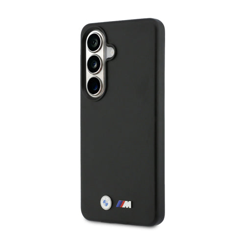 BMW M Metal Logo MagSafe Case for Samsung Galaxy S26+ - Black