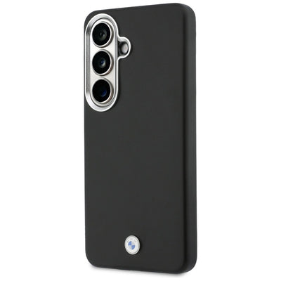 BMW Sign Metal Logo MagSafe Case for Samsung Galaxy S26+ - Black