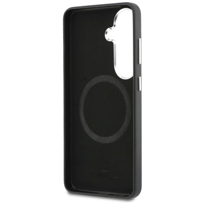 BMW Sign Metal Logo MagSafe Case for Samsung Galaxy S26+ - Black