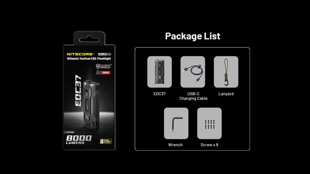 FLASHLIGHT EDC SERIES/EDC37 NITECORE