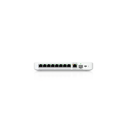 Ubiquiti Flex 2.5G | Flexible, 8-port 2.5 GbE switch | Desktop | Managed | 10 Gbps (RJ-45) ports quantity 1 | SFP+ ports