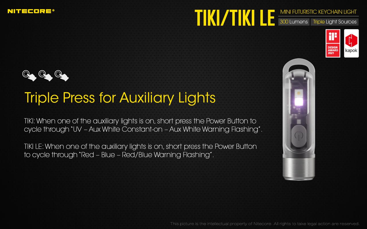 FLASHLIGHT T SERIES 300 LUMENS/TIKI NITECORE