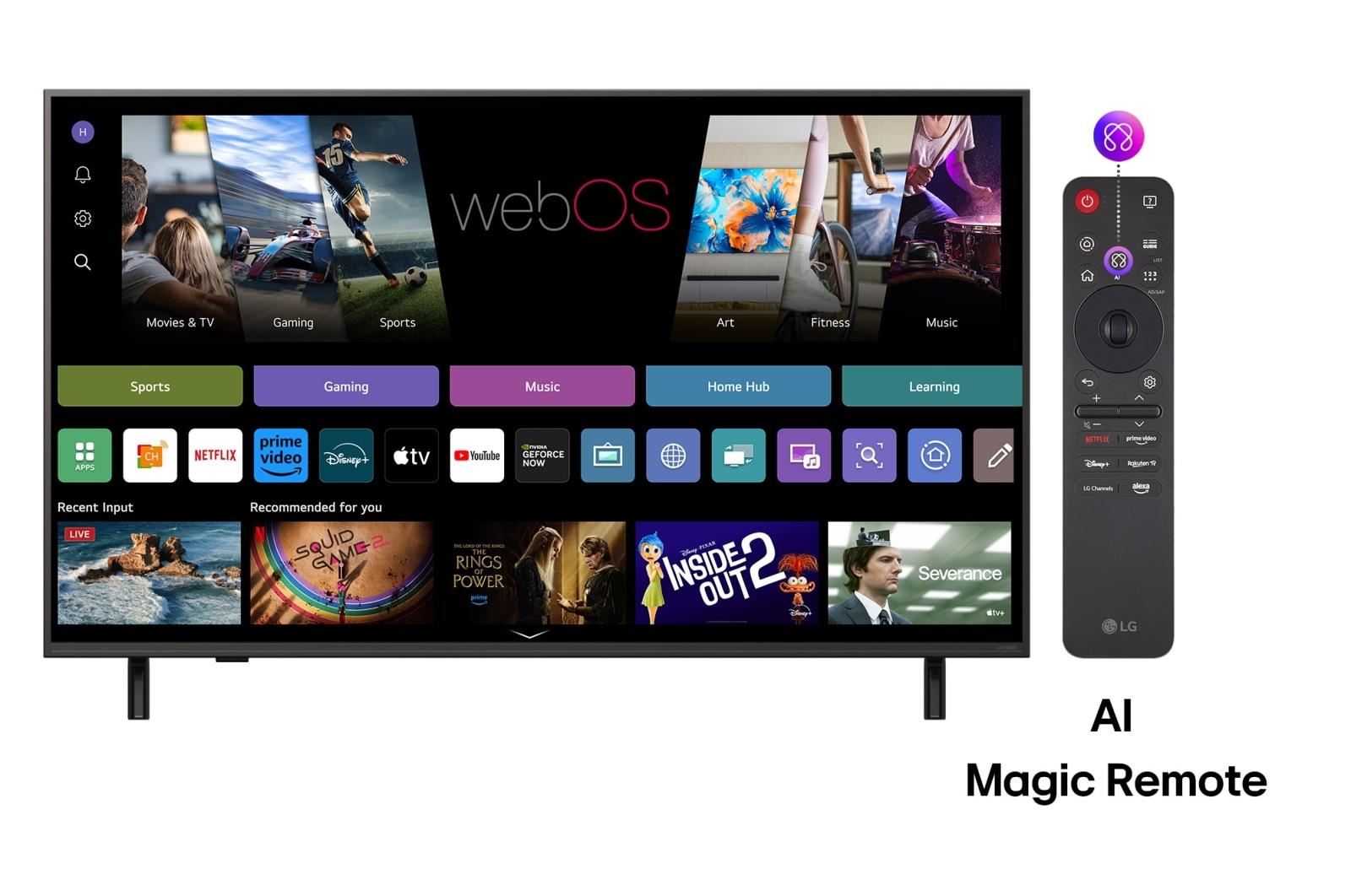 TV Set LG 50 " 4K Ultra HD 3840 x 2160 pixels Flat 16:9 QNED 50QNED84A3C