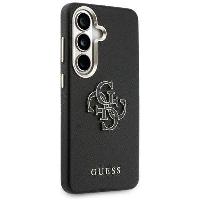 Guess Grained Big 4G Metal Logo case for Samsung Galaxy S26+ - black