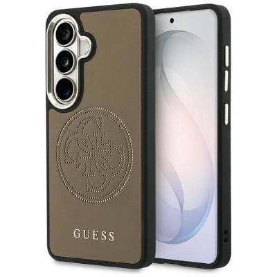 Guess Perforated Logo MagSafe Case for Samsung Galaxy S26 - Brown