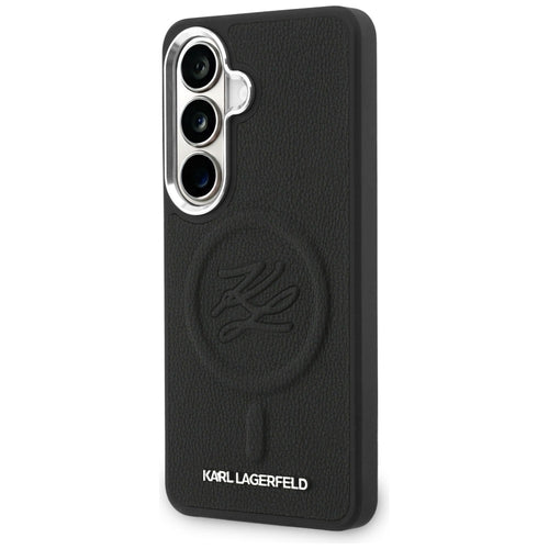 Karl Lagerfeld Embossed Ring Initials MagSafe Case for Samsung Galaxy S26+ - Black