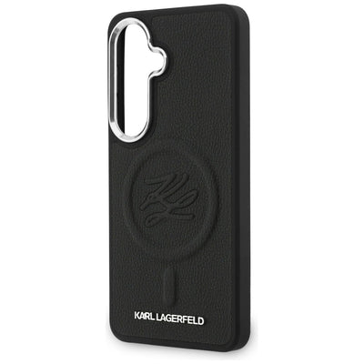 Karl Lagerfeld Embossed Ring Initials MagSafe Case for Samsung Galaxy S26+ - Black