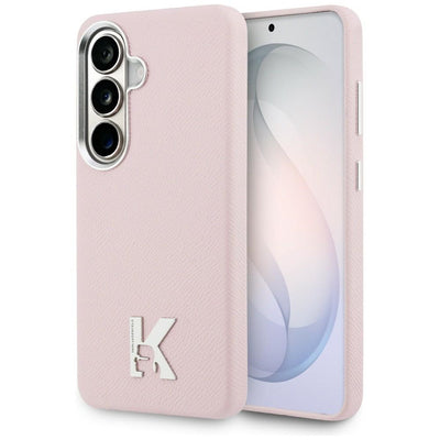 Karl Lagerfeld K Metal Logo MagSafe Case for Samsung Galaxy S26 - Pink