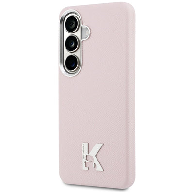 Karl Lagerfeld K Metal Logo MagSafe Case for Samsung Galaxy S26 - Pink