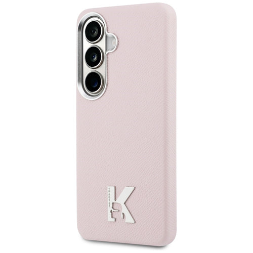 Karl Lagerfeld K Metal Logo MagSafe Case for Samsung Galaxy S26 - Pink