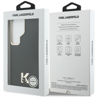 Karl Lagerfeld K Metal Logo MagSafe Case for Samsung Galaxy S26 Ultra - Black