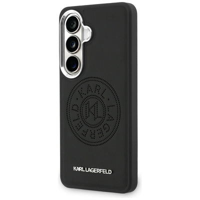 Karl Lagerfeld Perforated KL MagSafe Case for Samsung Galaxy S26 - Black