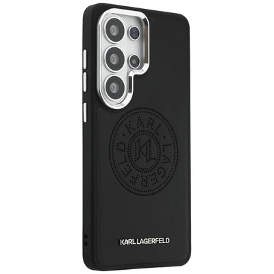 Karl Lagerfeld Perforated KL MagSafe Case for Samsung Galaxy S26 Ultra - Black