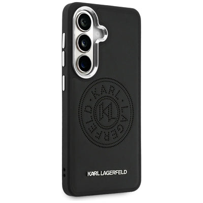 Karl Lagerfeld Perforated KL MagSafe Case for Samsung Galaxy S26+ - Black