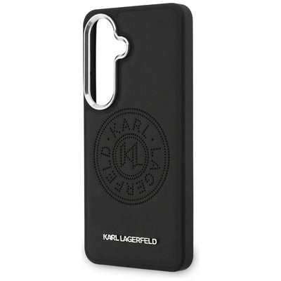 Karl Lagerfeld Perforated KL MagSafe Case for Samsung Galaxy S26+ - Black