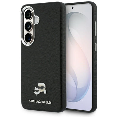 Etui Karl Lagerfeld Saffiano KC Metal    Logo MagSafe do Samsung Galaxy S26 czarny