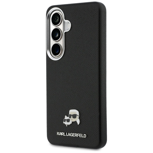 Etui Karl Lagerfeld Saffiano KC Metal    Logo MagSafe do Samsung Galaxy S26 czarny