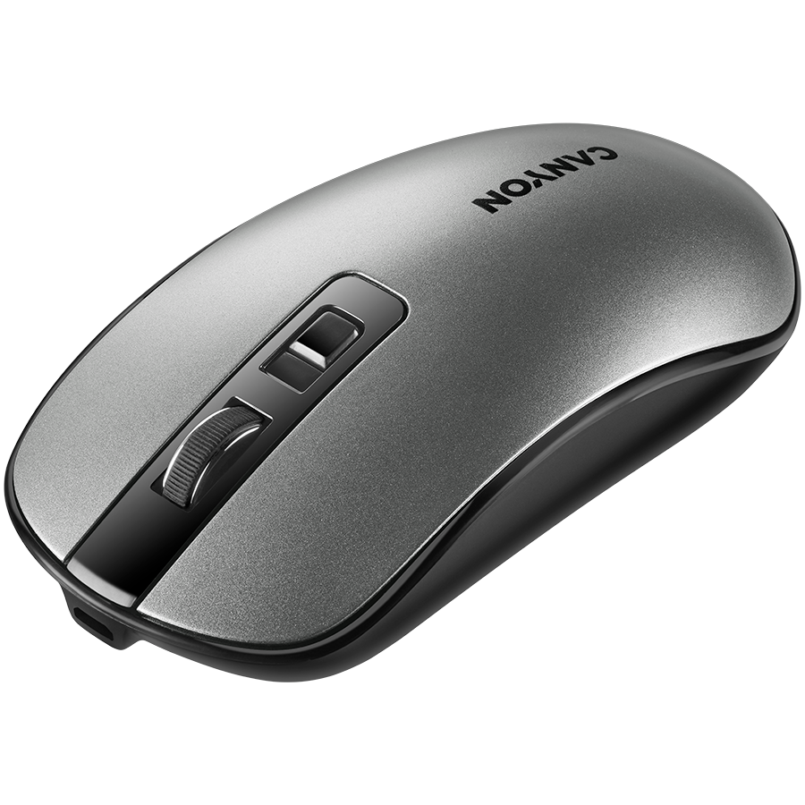 CANYON MW-18, 2.4GHz Wireless Rechargeable Mouse with Pixart sensor, 4keys, Silent switch for right/left keys,DPI: 800/1200/1