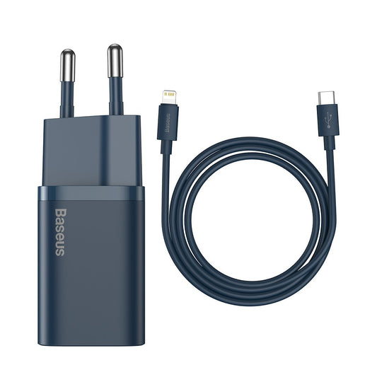Baseus Super Si Quick Charger 1C 20W with USB-C cable for Lightning 1m (blue) - Product Image 2