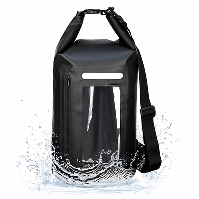 WNA-15L waterproof bag for a 15 l sup kayak with an RFID blocking divider - black — Hurtel