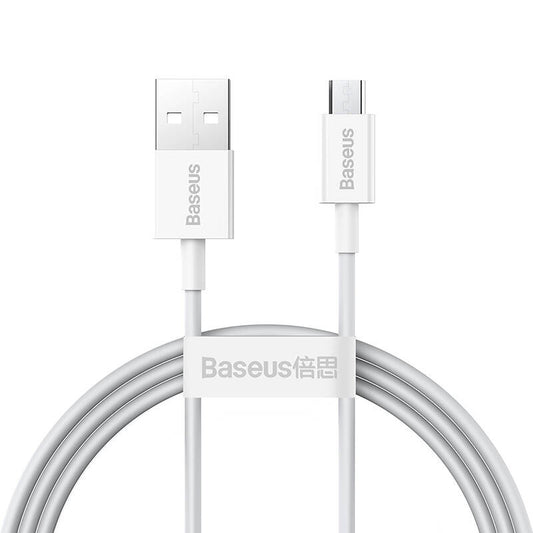 Baseus Superior Series Cable USB to micro USB, 2A, 1m (white) - Product Image 2