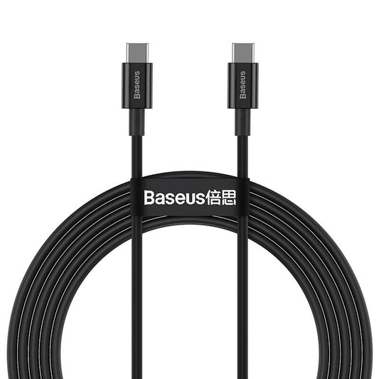 Baseus Superior Series Cable USB-C to USB-C, 100W, 1m (black) - Product Image 2