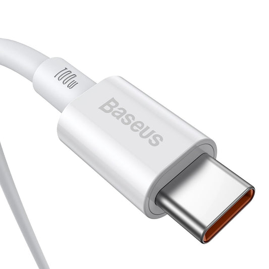 Baseus Superior Series Cable USB-C to USB-C, 100W, 1m (white) - Product Image 2