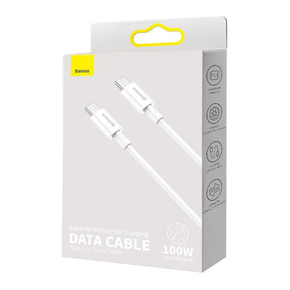 Baseus Superior Series Cable USB-C to USB-C, 100W, 1m (white) - Product Image 10