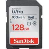 SANDISK Ultra 128GB SDXC Memory Card 100MB/s
