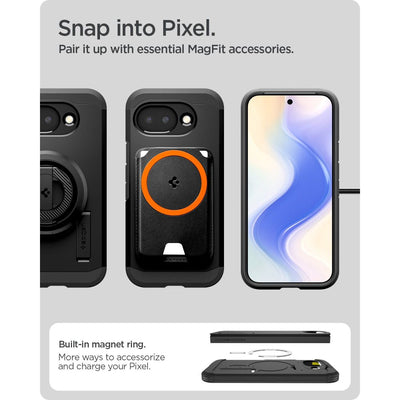 Spigen Tough Armor Mag MagSafe case for Google Pixel 10A - black