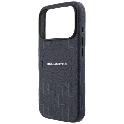 Karl Lagerfeld Monogram Logo MagSafe Case for iPhone 17 Pro - Blue