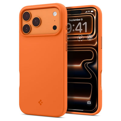 Spigen Silicone Fit Mag Case for iPhone 17 Pro - Orange
