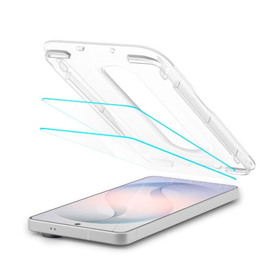 Spigen Glas.tR EZ Fit Pro AC Anti Reflection Tempered Glass 2-Pack for Samsung Galaxy S26
