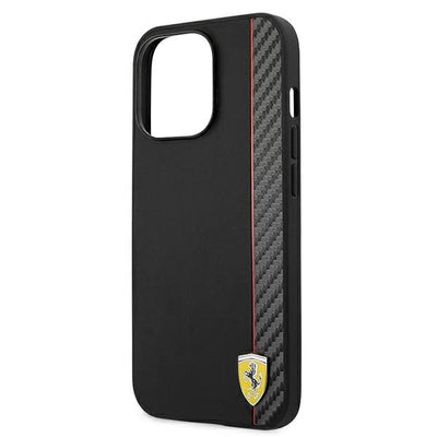 Ferrari On Track Carbon Stripe Case for iPhone 13 / 13 Pro - Black