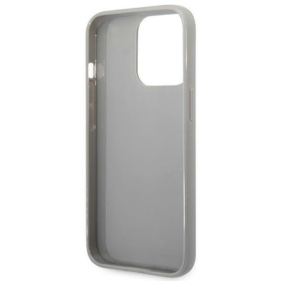 Etui Karl Lagerfeld Karl Lagerfeld Monogram Iridescent na iPhone 14 Pro - srebrne