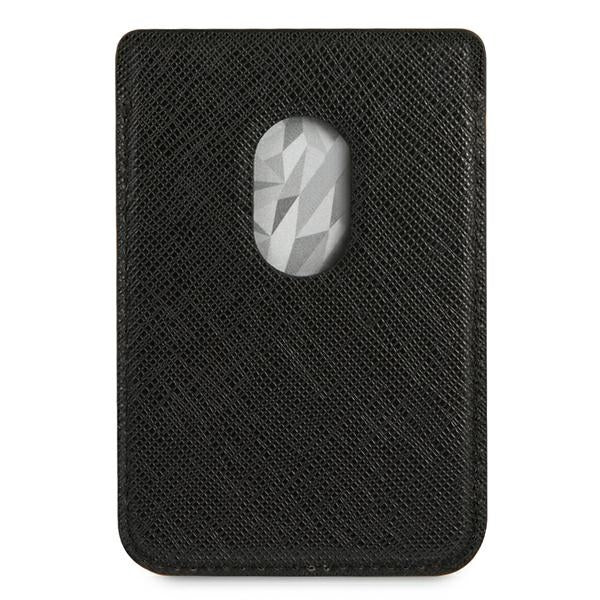 Portfel magentyczny Karl Lagerfeld Wallet CardSlot Saffiano Choupette Head MagSafe na telefon - czarny