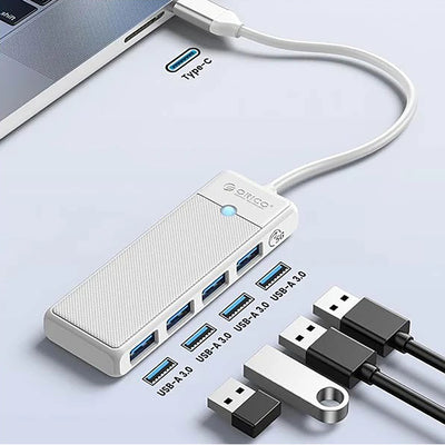 USB-A (female) || USB-C (męski) \ 1.8 m \ White — Orico