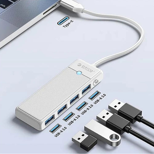 USB-A (female) || USB-C (męski) \ 0.5 m \ White — Orico