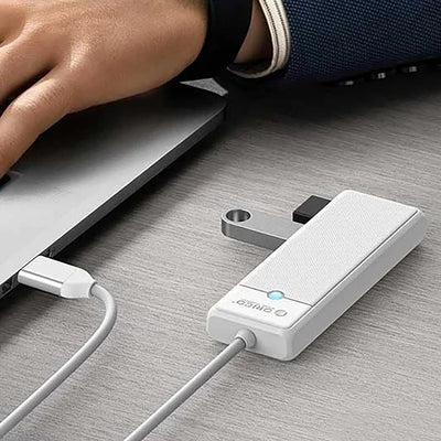 USB-A (female) || USB-C (męski) \ 0.15 m \ White — Orico