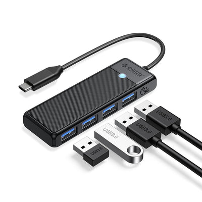 USB-A (female) || USB-C (męski) \ 0.15 m \ Black — Orico